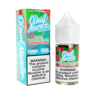 Juice Cloud Nurdz Salts | Sour Watermelon Strawberry ICED 30mL Cloud Nurdz - 1