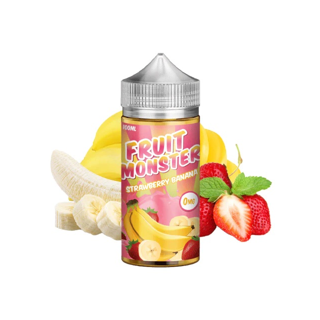 Juice Fruit Monster | Strawberry Banana 100mL Monster Vape Labs - 1