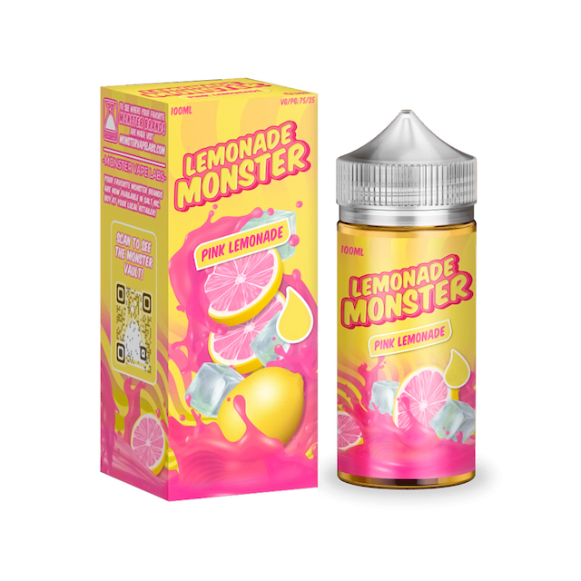 Juice Lemonade Monster | Pink Lemon 100mL Free Base Monster Vape Labs - 1