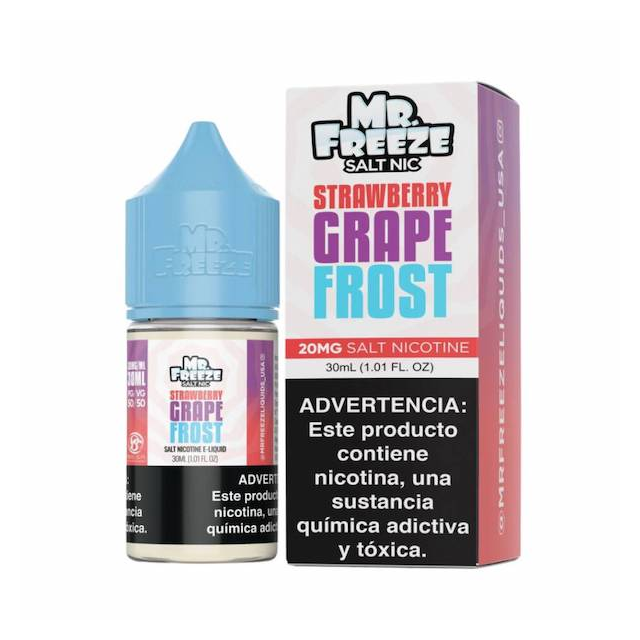Juice Nic Salt Mr Freeze | Strawberry Grape Frost 30mL