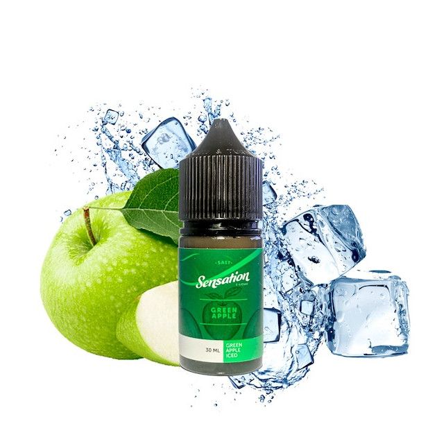 Juice - Sensation - Green Apple Ice - Nic Salt Sensation E liquid - 1