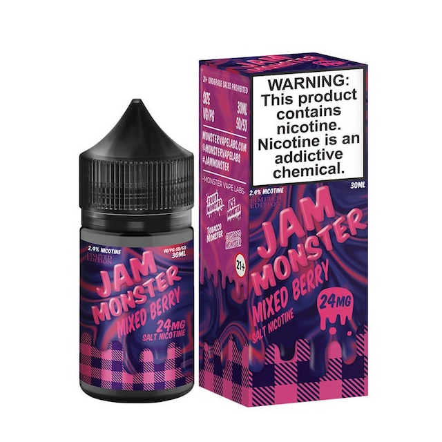 Monster Vape | Jam Monster Mixed Berry 30mL | Juice Salt Nic Monster Vape Labs - 1