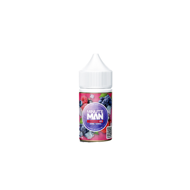 Juice - Minute Man - Grape Berries Ice - Nic Salt Minute Man E-liquids - 1