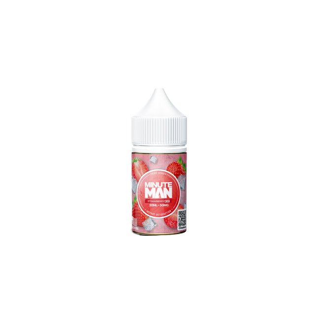 Juice - Minute Man - Strawberry Ice - Nic Salt Minute Man E-liquids - 1