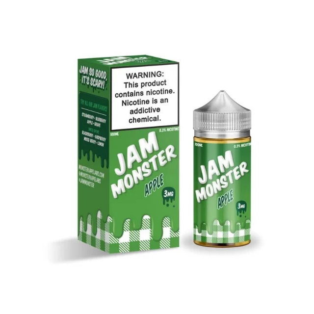 Jam Monster - Vape Juice - Apple - Líquido Monster Vape Labs - 1