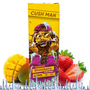 Juice Nasty Cush Man Strawberry High Mint | Free Base Nasty - 1