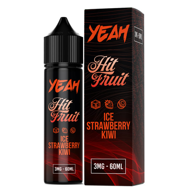 Juice Yeah | Hit Fruit | Ice Strawberry Kiwi 60mL Yeah Liquids - 1