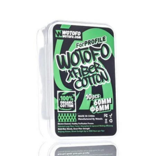 Algodão Wotofo Profile XFiber Cotton 6mm |  Para Vape / Tank Wotofo - 1