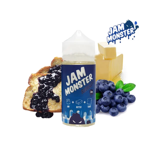 Jam Monster | Blueberry 100mL | Juice Free Base Monster Vape Labs - 1