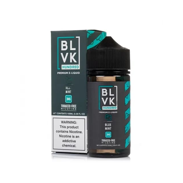 BLVK | Hundred Blue Mint 100mL | Juice FreeBase BLVK - 1