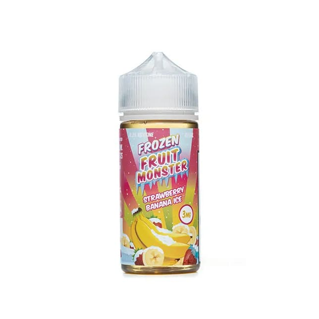 Frozen Fruit Monster | Strawberry Banana Ice 100mL | Juice FreeBase Monster Vape Labs - 1