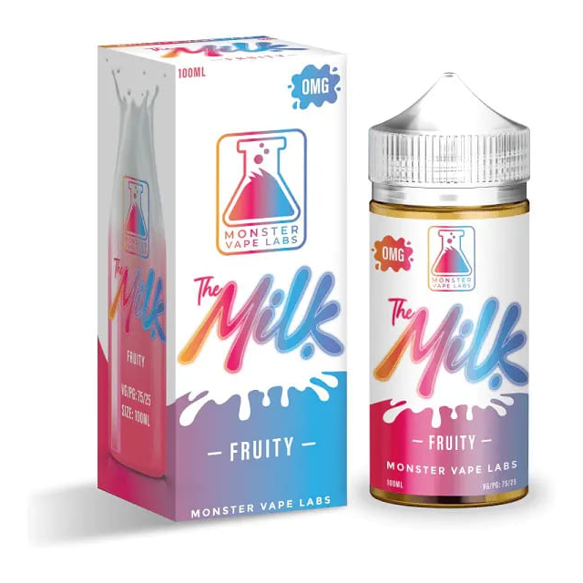 Monster Vape Labs | The Milk Fruity 100mL  | Juice Free Base Monster Vape Labs - 1