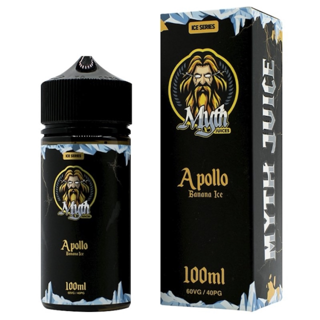 Myth Juice | Apollo Banana Ice 100mL Free Base Myth Juices - 1