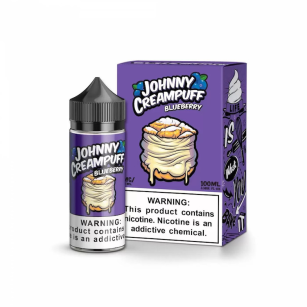 Juice Johnny Creampuff | Blueberry 100mL Free Base Johnny Creampuff Ejuice - 1