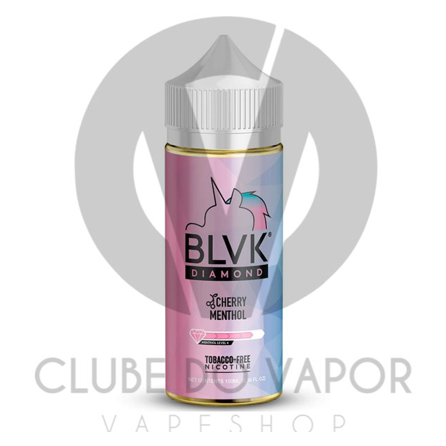 Juice BLVK Diamond | Cherry Menthol 100ml Free Base BLVK - 1