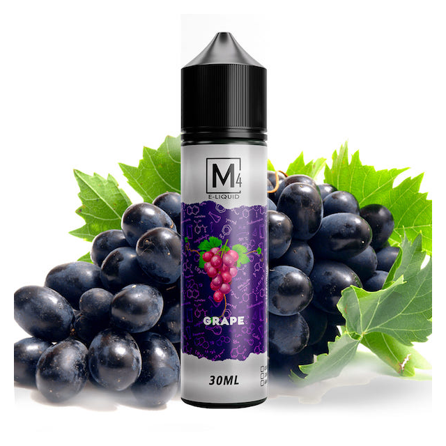 M4 E-liquid | Grape 30mL | Juice Free Base M4 E-liquid - 1