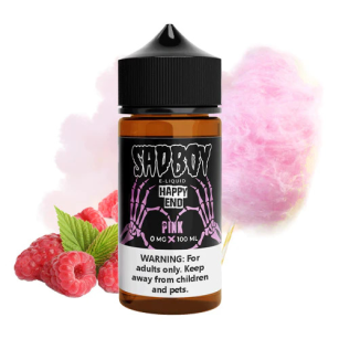 Juice SadBoy E-liquid | Happy End Pink 100mL Free Base SadBoy E-liquid - 1