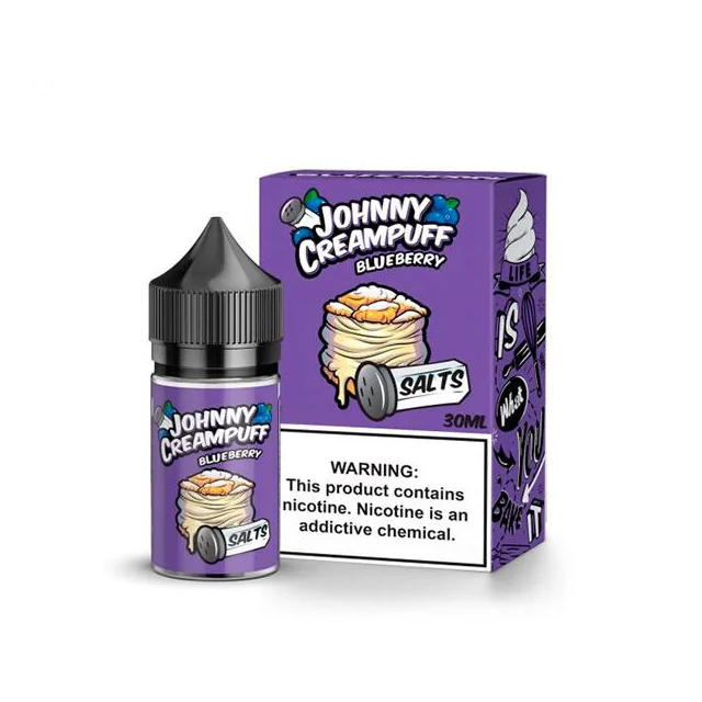 Juice Johnny Creampuff | Blueberry 30mL Salt Nic Johnny Creampuff Ejuice - 1