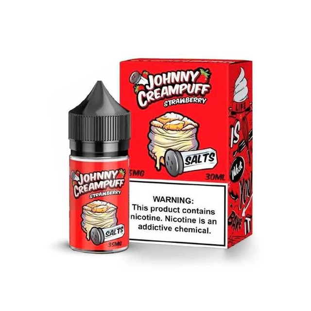 Juice Johnny Creampuff | Strawberry 30mL Salt Nic Johnny Creampuff Ejuice - 1