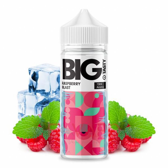 Juice Big Tasty | Raspberry Blast 120mL FreeBase Big Tasty E-liquid - 1