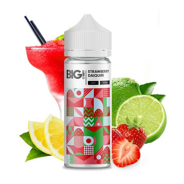 Juice Big Tasty | Strawberry Daiquiri 120mL FreeBase Big Tasty E-liquid - 1