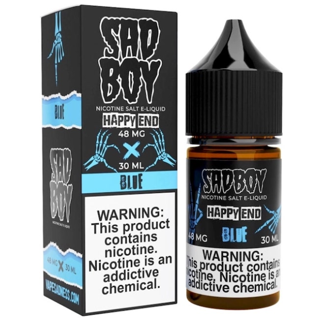 Juice SadBoy Salt E-liquid | Happy End Blue 30mL SadBoy E-liquid - 1