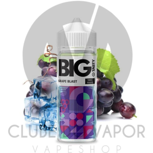 Juice The Big Tasty | Grape Blast 120mL Free Base Big Tasty E-liquid - 1