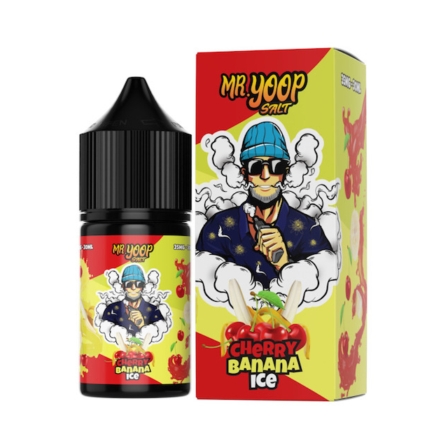 Juice Mr Yoop Salt | Fusion Cherry Banana Ice 30mL Mr Yoop Eliquids - 1