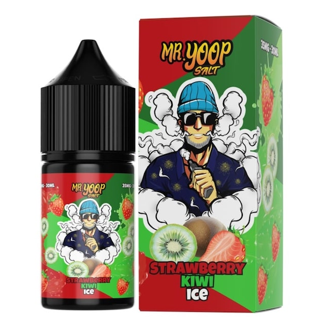 Juice Mr Yoop Salt | Fusion Strawberry Kiwi Ice 30mL Mr Yoop Eliquids - 1