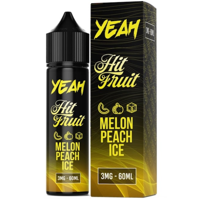 Juice Yeah | Hit Fruit | Melon Peach Ice 60mL Free Base Yeah Liquids - 1