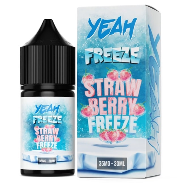 Juice Yeah | Freeze | Strawberry Freeze 30mL Salt Nic Yeah Liquids - 1