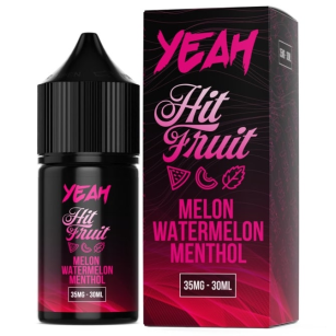 Juice Yeah Salts | Hit Fruit | Melon Watermelon Menthol 30mL Yeah Liquids - 1