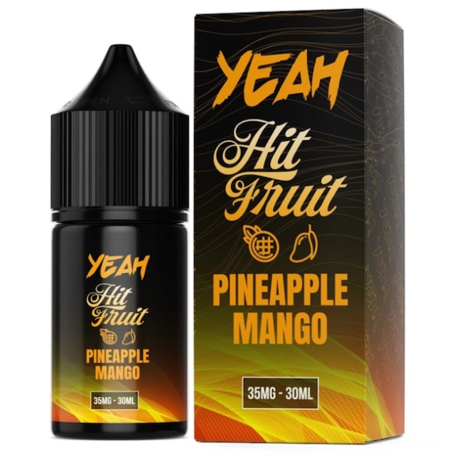 Juice Yeah Salts | Hit Fruit | Pineapple Mango 30mL Yeah Liquids - 1
