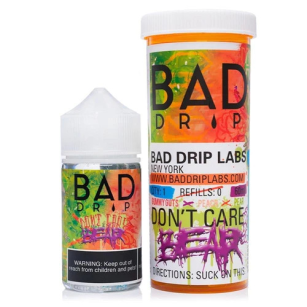 Juice Bad Drip | Don't Care Bear 60mL Free Base Bad Drip - 1