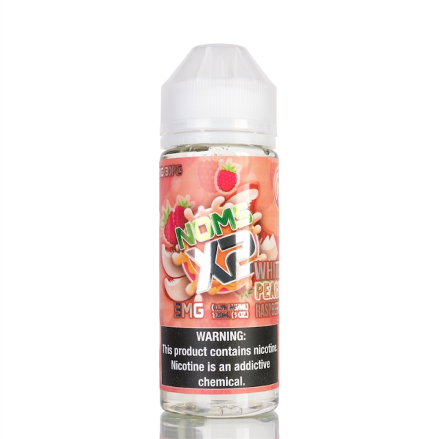 Juice Nomenon | Noms X2 White Peach Raspberry 120mL Free Base Nomenon E-liquids - 1