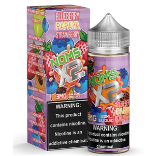 Juice Nomenon | Noms X2 Blueberry Papaya Strawberry 120mL Free Base Nomenon E-liquids - 1