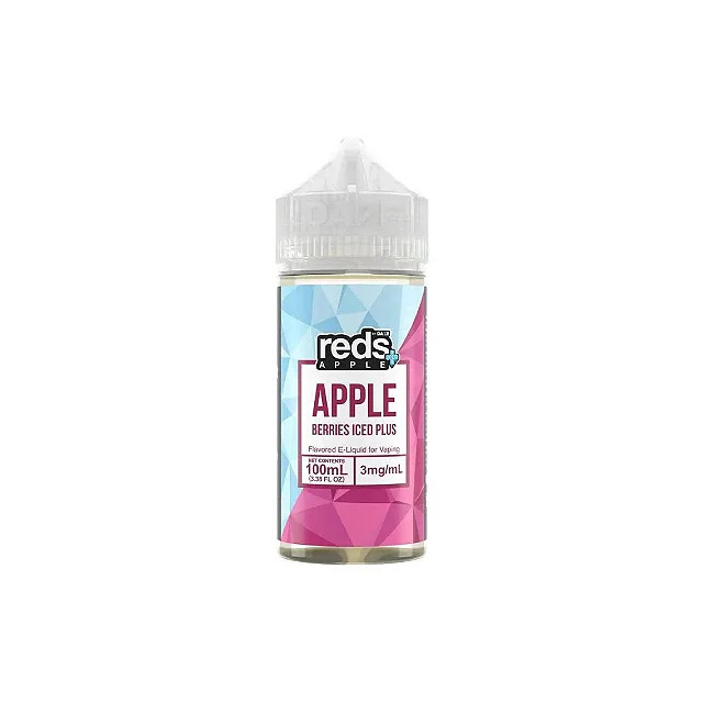 Juice 7 Daze Reds Apple | Berries Iced Plus 100mL Free Base 7 Daze E-Liquid - 1
