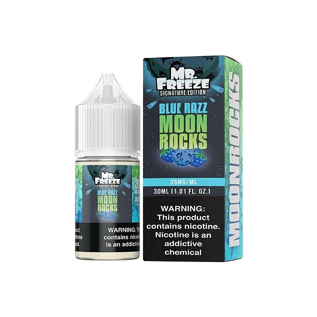 Juice Nic Salt Mr Freeze | Blue Razz Moon Rocks 30mL Mr Freeze E-liquid - 1