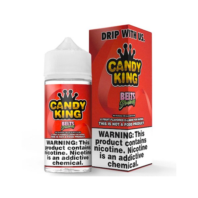 Juice Candy King | Belts Strawberry 100ml Free Base Candy King E-liquid - 1