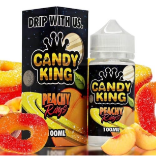 Juice Candy King | Peachy Rings 100ml Free Base Candy King E-liquid - 1