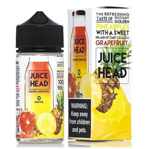 Juice Head E-liquids | Pineapple Grapefruit 100ml Free Base Juice Head E-liquids - 2
