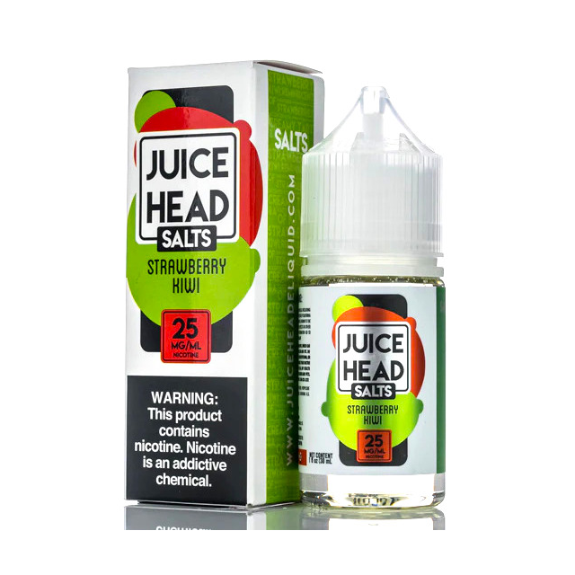 Juice Head Salts E-liquids | Strawberry Kiwi 30mL Juice Head E-liquids - 1