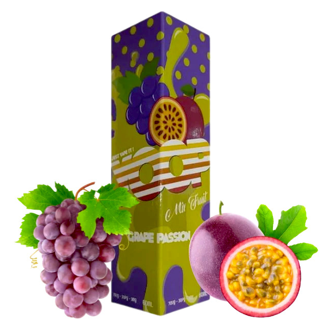 Juice Yoop Mix Fruit | Grape Passion 60mL Free Base Mr Yoop Eliquids - 1