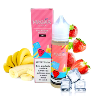 Magna E-liquids | Strawberry Banana 60mL | Juice Free Base Magna E - liquids - 1