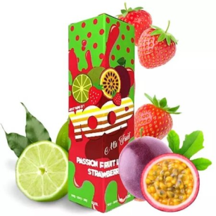 Juice Yoop Mix Fruit | Passion Fruit Lemon Strawberry 60mL Free Base Mr Yoop Eliquids - 1