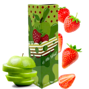 Juice Yoop Mix Fruit | Strawberry Green Apple 60mL Free Base Mr Yoop Eliquids - 1