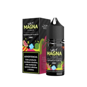 Magna Eliquids | Watermelon Sour Ice 30mL | Juice Salt Nic Magna E - liquids - 1